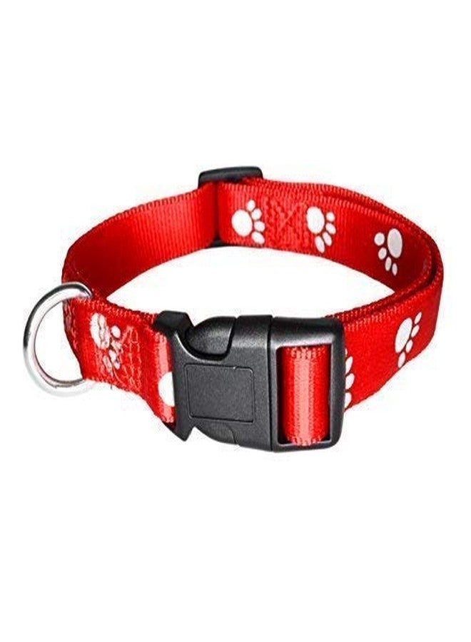 BLACK DOG Nylon Paw Print Reflective Safety Neck Collars Strap with Bells for Cat Dog Puppy Kitten Set (Color May Very) - Image 4